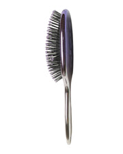 Pixie Pop Premium Detangling Brush - Metallic Silver & Purple