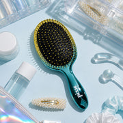 Pixie Pop Premium Detangling Brush - Metallic Yellow & Teal