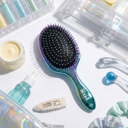 Pixie Pop Premium Detangling Brush - Metallic Teal & Purple