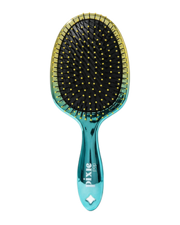 Pixie Pop Premium Detangling Brush - Metallic Yellow & Teal