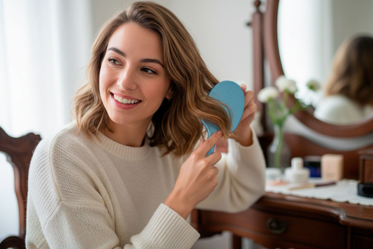 Pixie Pop Premium Detangling Brush - Teal