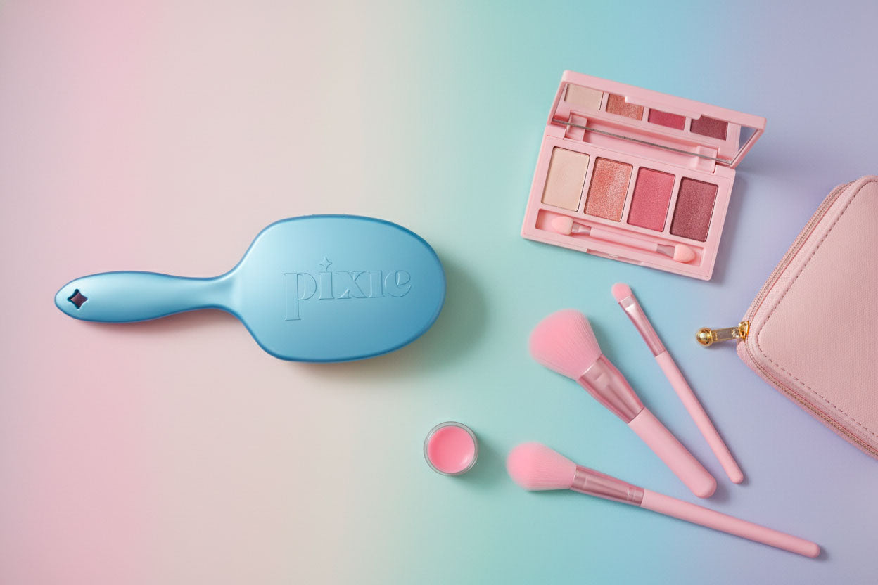 Pixie Pop Premium Detangling Brush - Teal