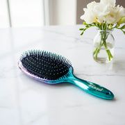 Pixie Pop Premium Detangling Brush - Metallic Teal & Purple