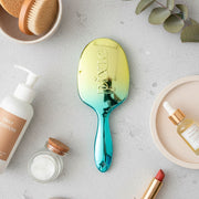 Pixie Pop Premium Detangling Brush - Metallic Yellow & Teal