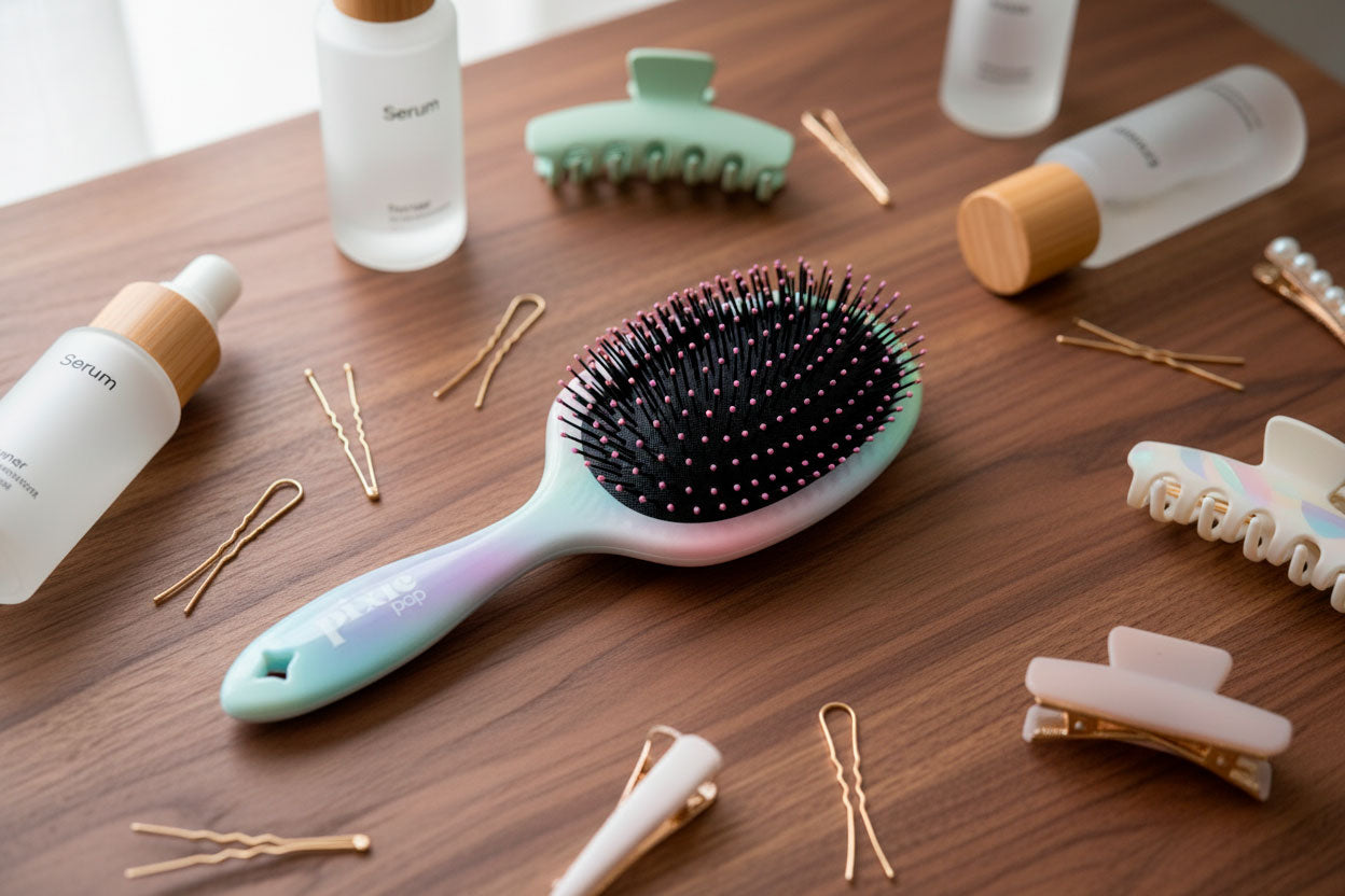 Pixie Pop Premium Detangling Brush - Multicolor
