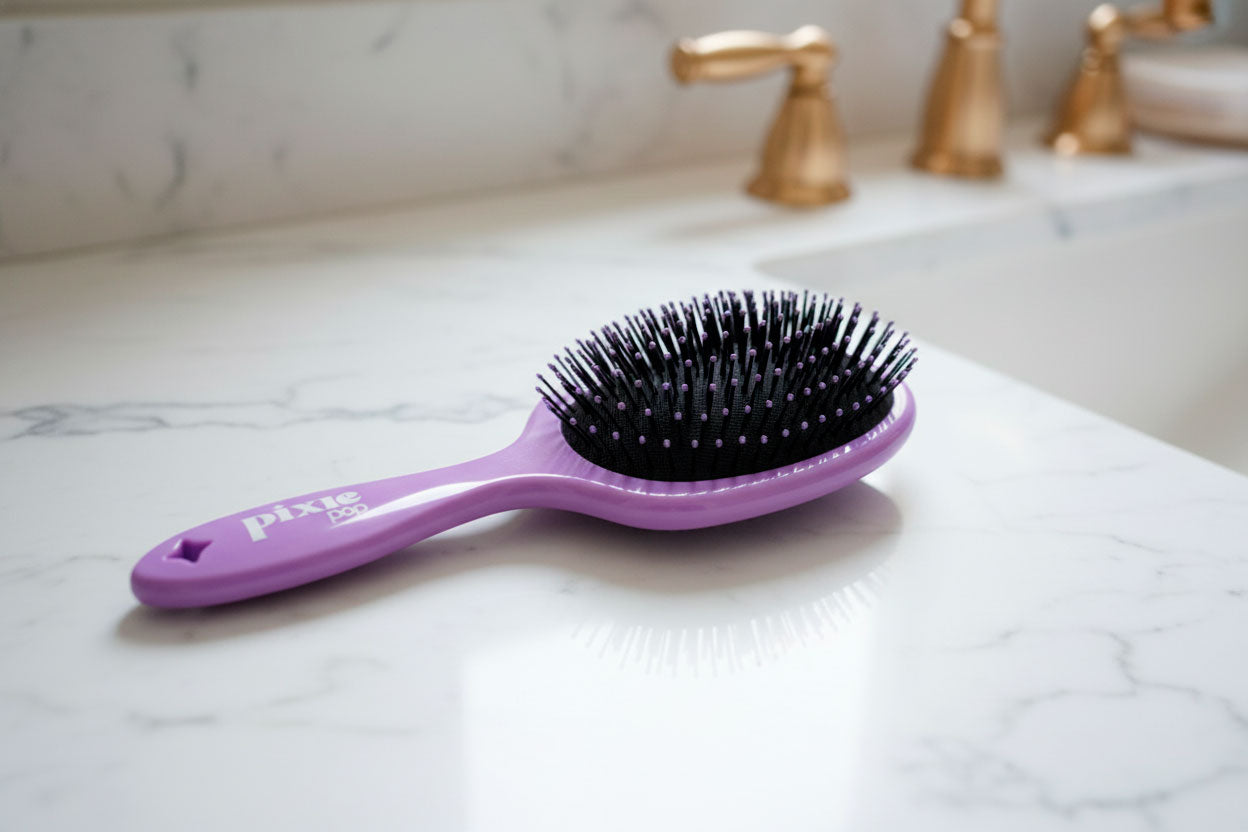 Pixie Pop Premium Detangling Brush - Purple
