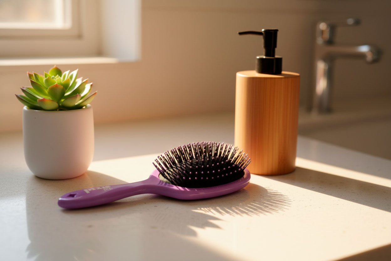 Pixie Pop Premium Detangling Brush - Purple
