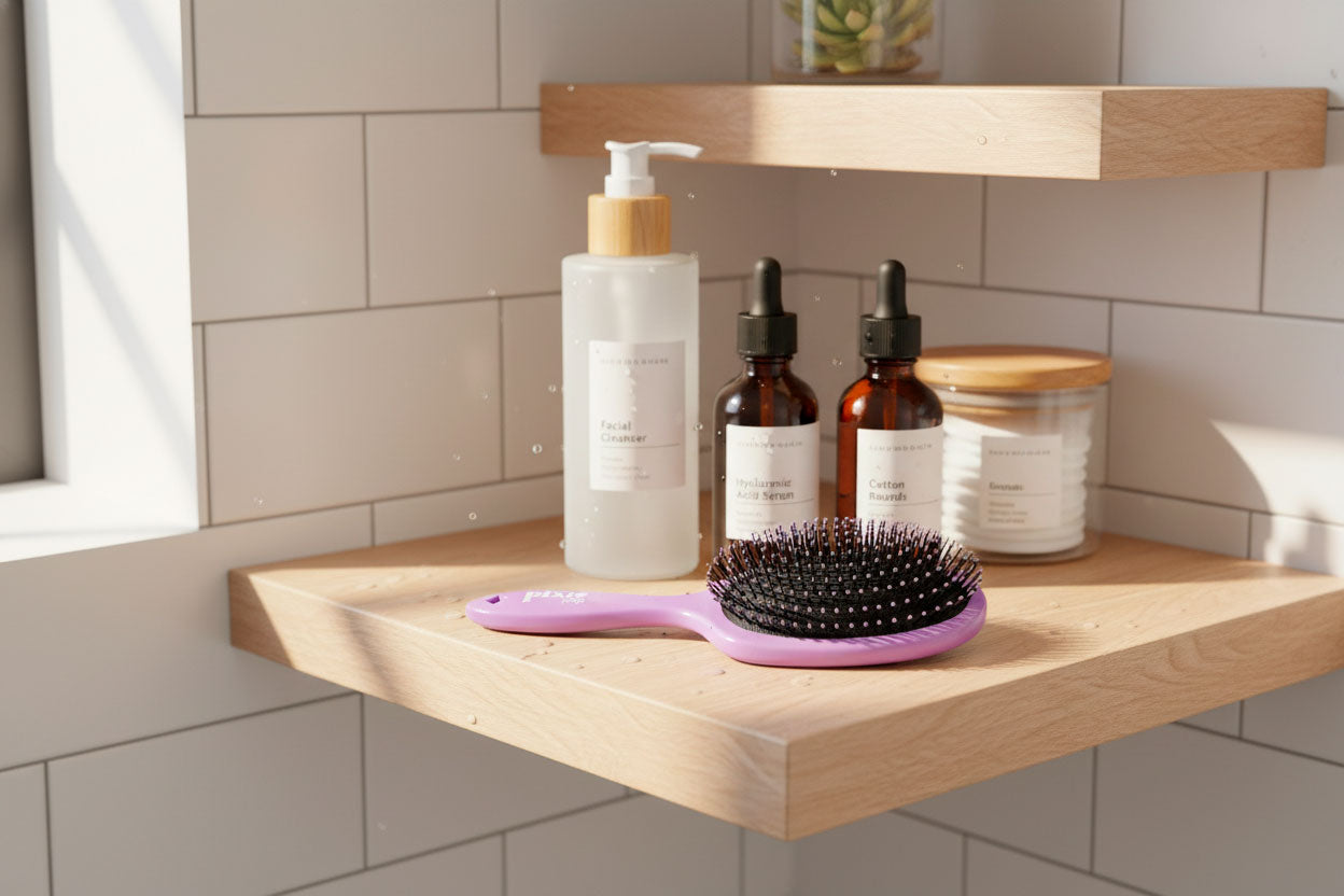 Pixie Pop Premium Detangling Brush - Purple