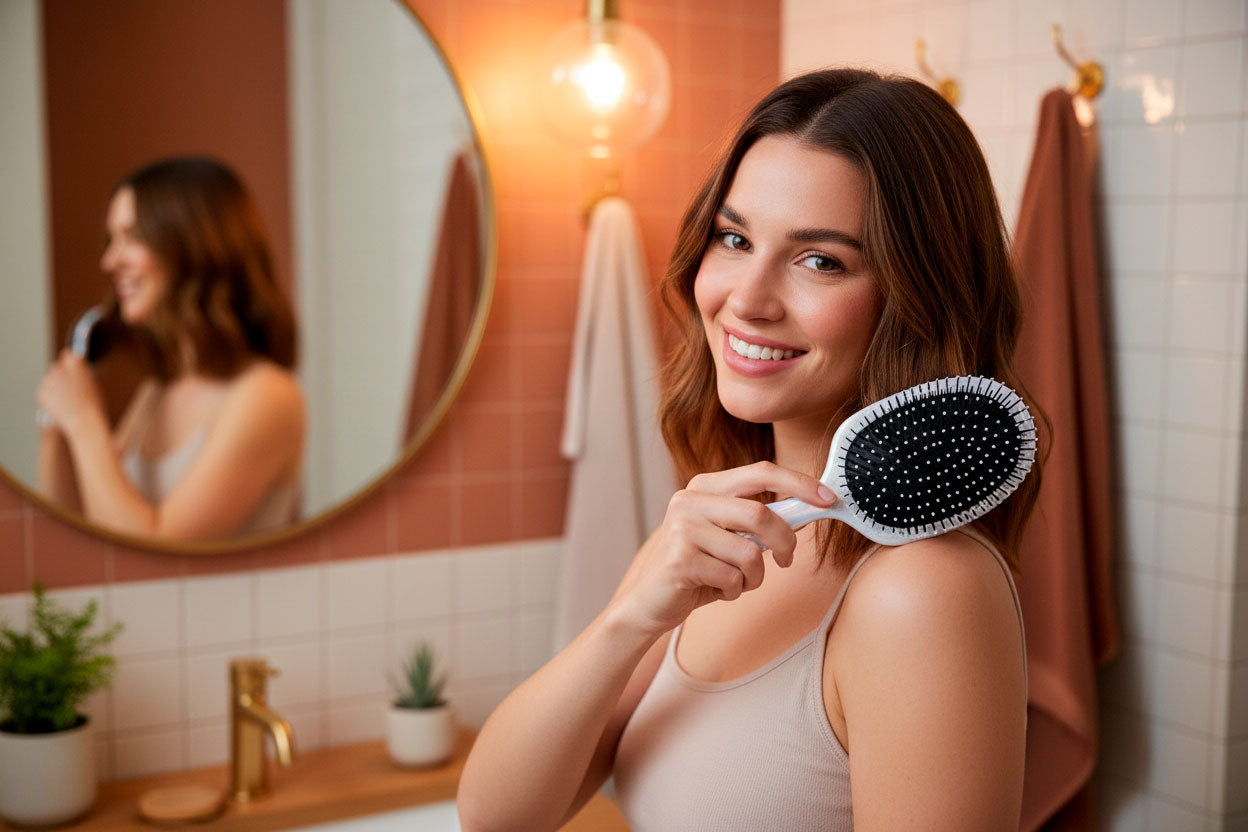 Pixie Pop Premium Detangling Brush - Pearl