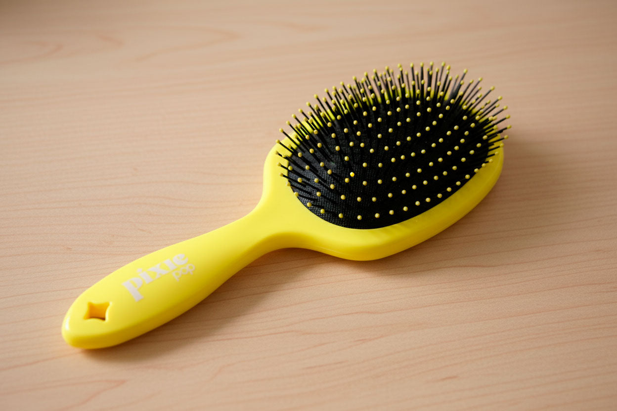 Pixie Pop Premium Detangling Brush - Yellow